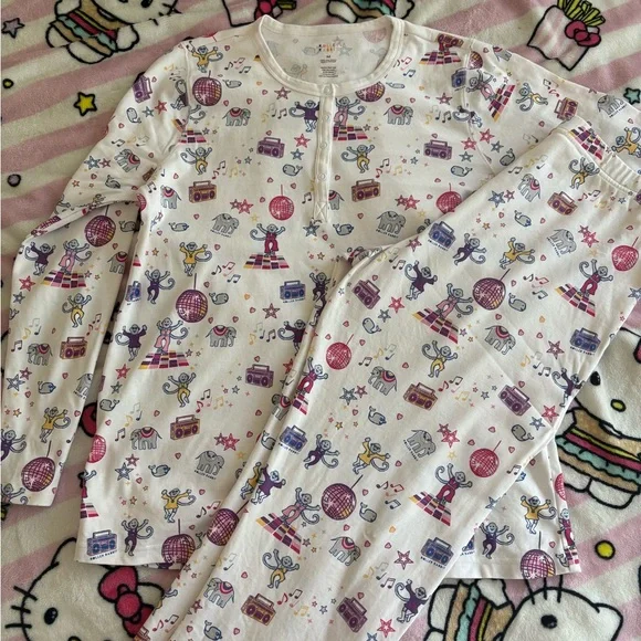 Roller Rabbit boogie monkeyland pajama set - Picture 1 of 5